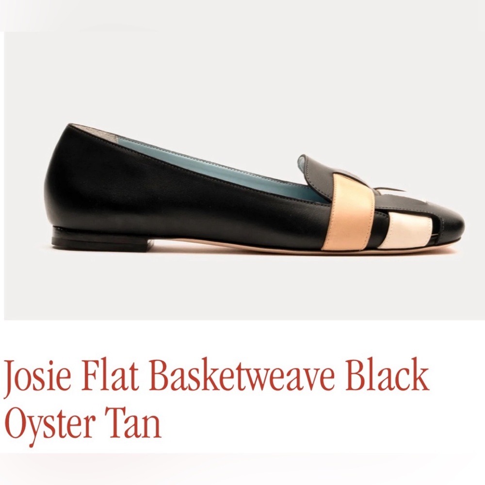 ❤️France’s Valentine NWOB “Josie” Basketweave Flat. Size 9.
